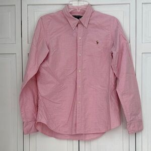 Boys Polo by Ralph Lauren Pink Button Down Shirt